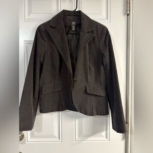 Women’s Black Velvet Print Blazer✨